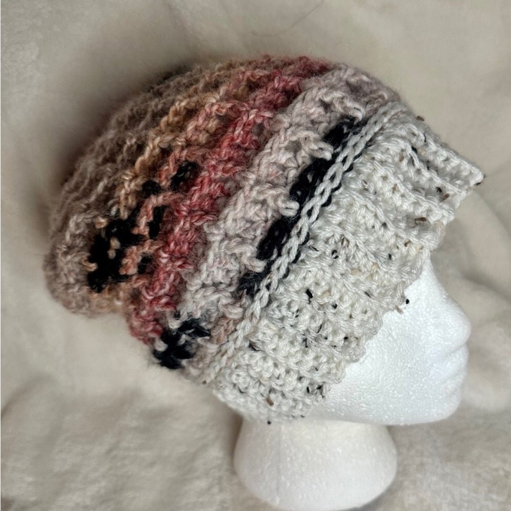 Cozy Multicolor slouchy Beanie